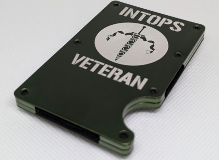 Metall kortmappe INTOPS Grønn