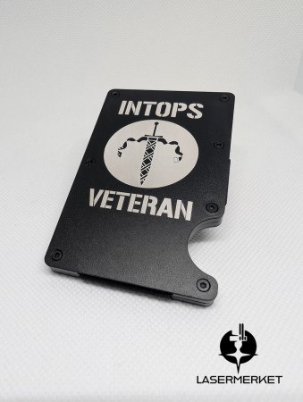 Metall kortmappe INTOPS Sort