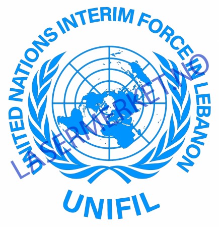 UNIFIL logo 3D overførings merke