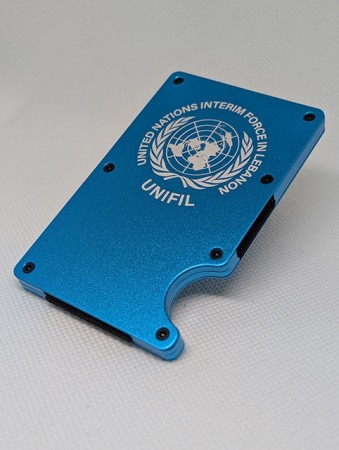 Metall kortmappe UNIFIL